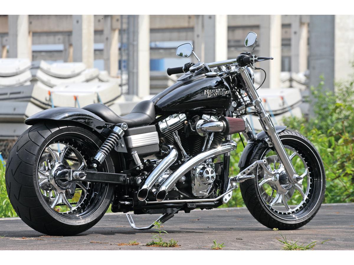 Thunderbike Rear Steel Fender For Twin Cam Dyna 260/18" Tire, No Lighting Raw Thunderbike