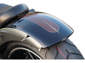 Thunderbike Rear Steel Fender For Twin Cam Dyna 260/18" Tire, With Taillight Raw Thunderbike