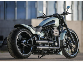 Thunderbike Rear Steel Fender For Twin Cam Dyna 260/18" Tire, With 3 In 1 Raw Thunderbike