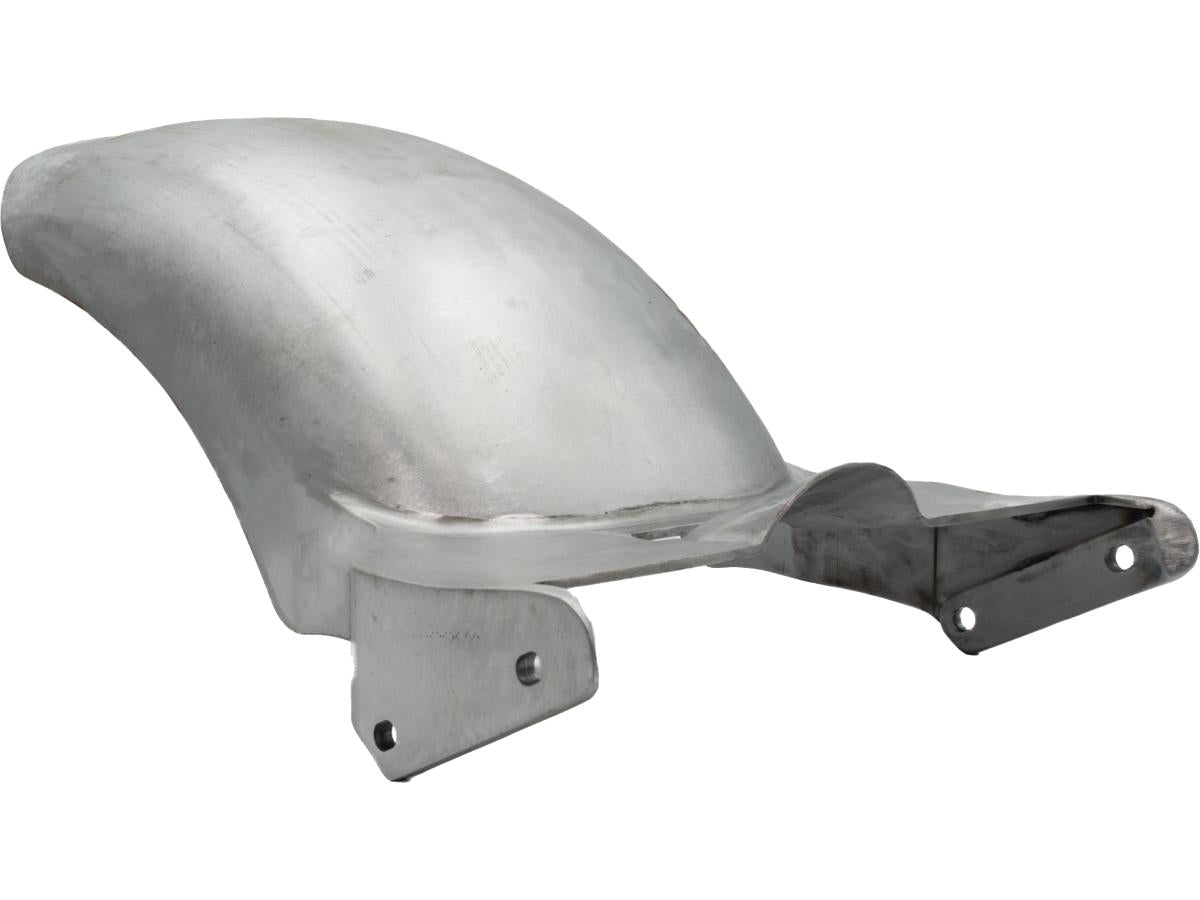 Thunderbike Rear Steel Fender For Twin Cam Softail (Narrow Frame) 200/18" Tire, With 3 In 1 Atto Integral Raw Thunderbike