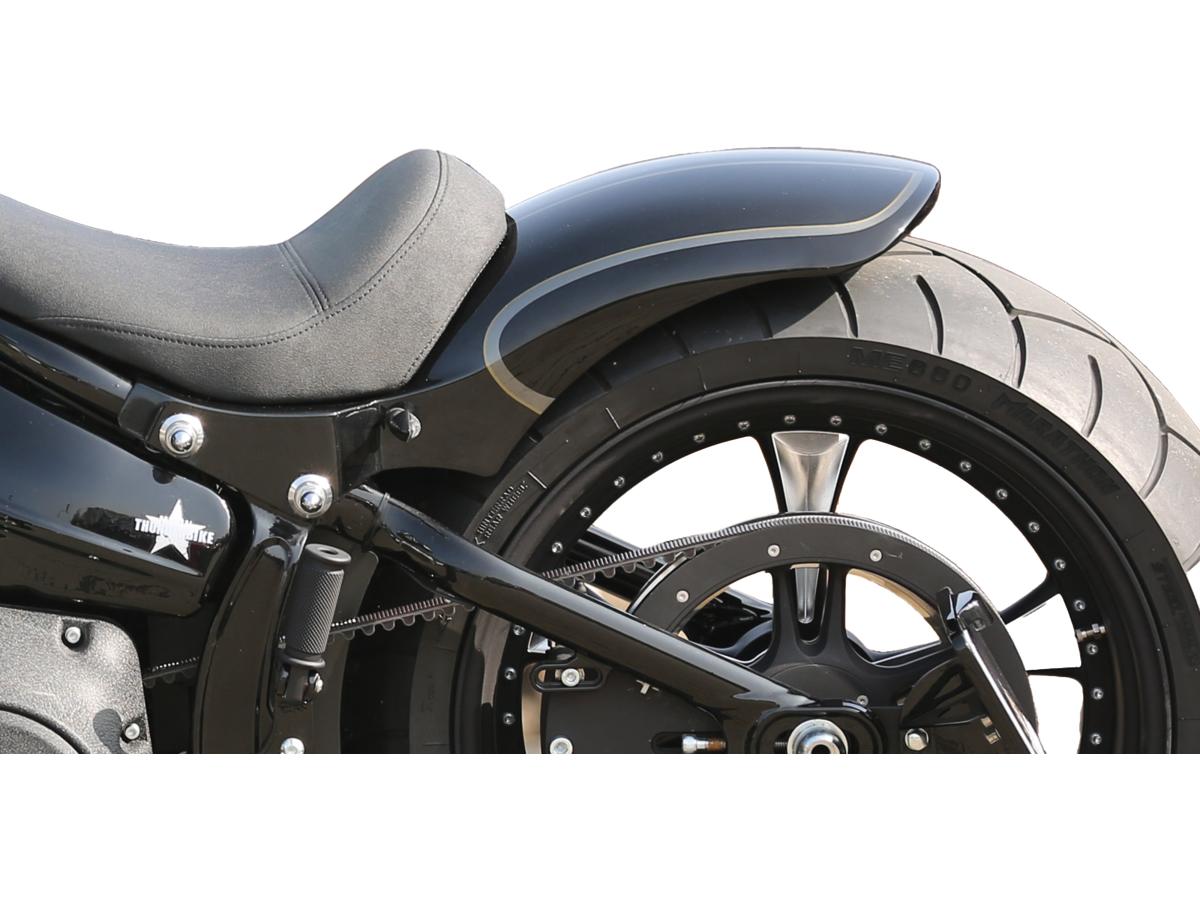 Thunderbike Rear Steel Fender For Twin Cam Softail (Wide Frame) 260/18" Tire, No Lighting Raw Thunderbike
