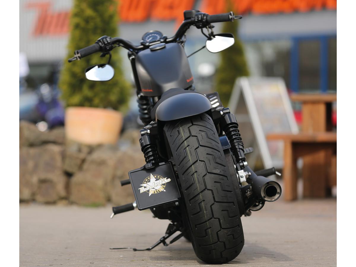 Thunderbike Rear Steel Fender For Sportster 04 Up 16" Or 17" Wheel Up To 200 Tire Raw Thunderbike