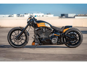 Thunderbike Gp Style Rear Fender For 240 260/18", With Taillight And Turn Signals Raw Thunderbike