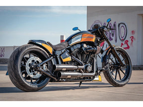 Thunderbike Gp Style Rear Fender For 240 260/18", With Taillight And Turn Signals Raw Thunderbike Default Title