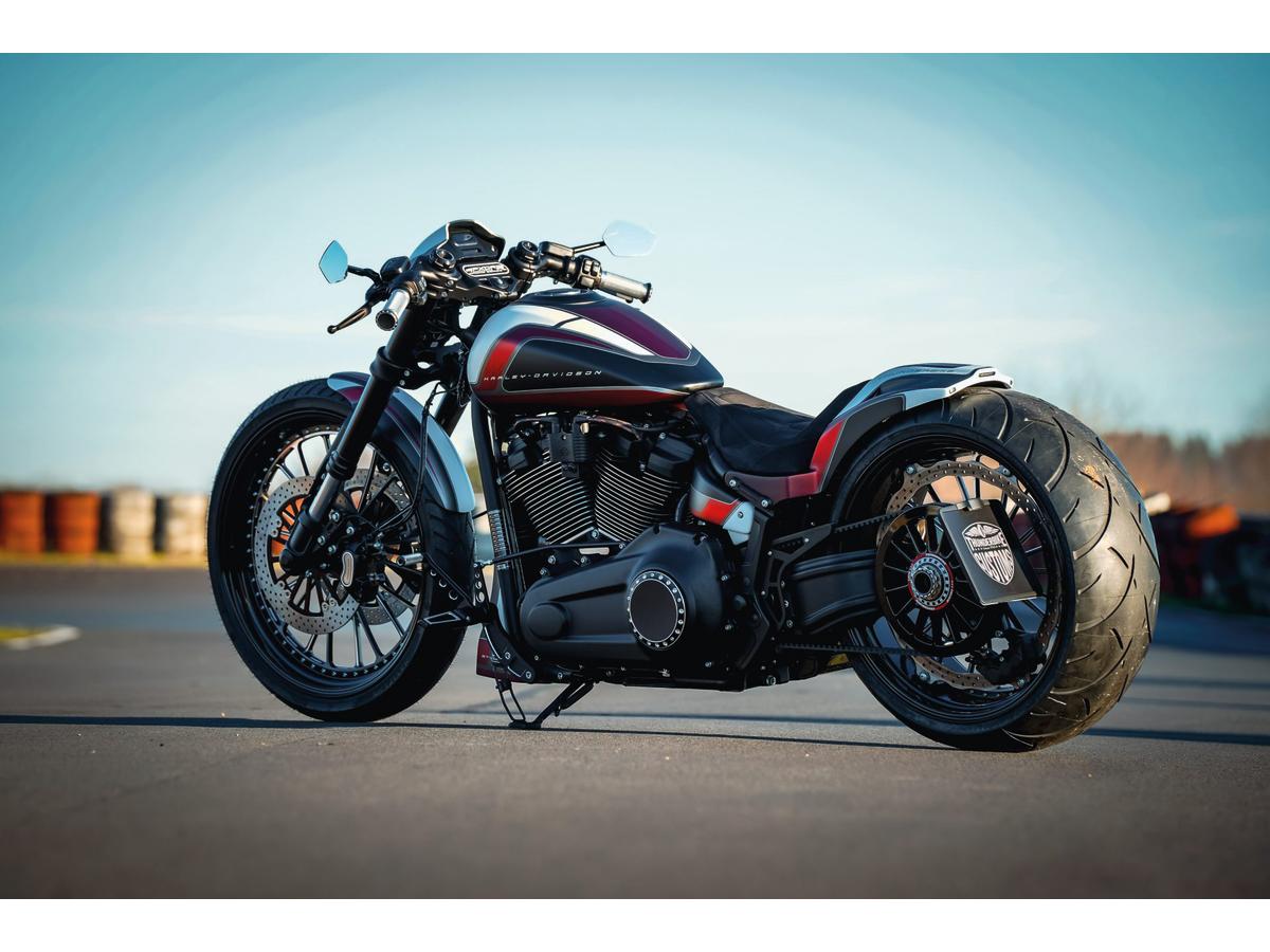 Thunderbike Gp Style Rear Fender For 240 260/18", With Taillight And Turn Signals Raw Thunderbike Default Title
