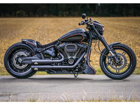 Thunderbike Gp Style Rear Fender For 240 260/18", With Taillight And Turn Signals Raw Thunderbike