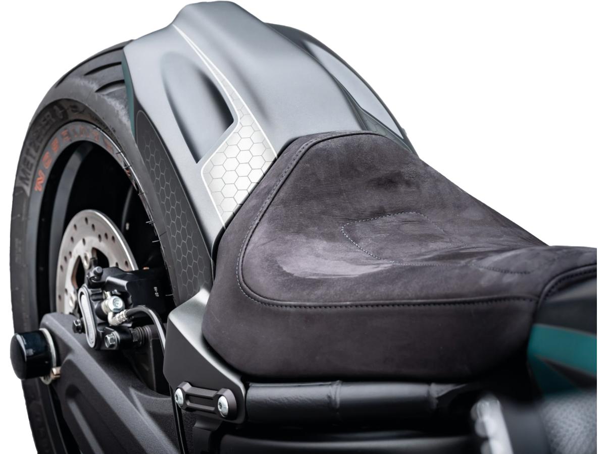 Thunderbike Fiber Glas Solo Seat Plate For Thunderbike Gp Style Fender For 260/18" Tire And Oe Tank Thunderbike