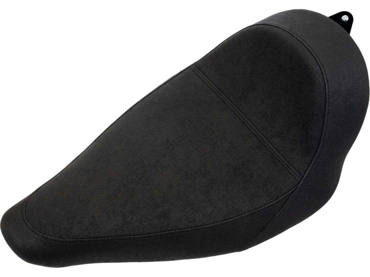Thunderbike Vinyl Leather Solo Seat Plain, For Thunderbike Steel Fender 260/18" And Oe Tank Black Thunderbike