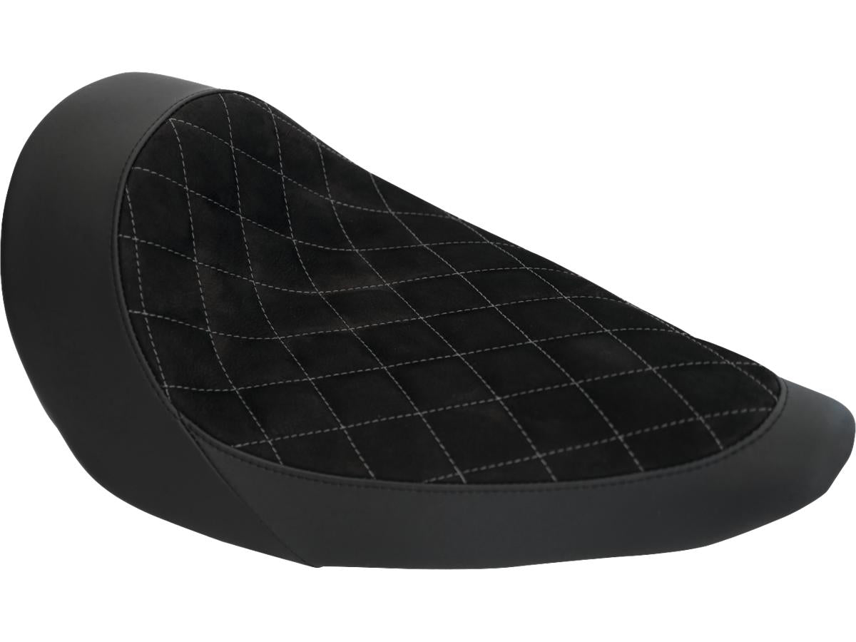 Thunderbike Nubuk Leather Solo Seat Diamond Stitch, For Thunderbike Steel Fender 260/18" And Oe Tank Black Thunderbike Default Title