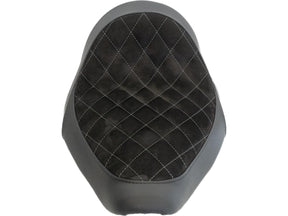 Thunderbike Nubuk Leather Solo Seat Diamond Stitch, For Thunderbike Steel Fender 260/18" And Oe Tank Black Thunderbike