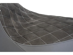 Thunderbike Nubuk Leather Solo Seat Diamond Stitch, For Thunderbike Steel Fender 260/18" And Oe Tank Black Thunderbike