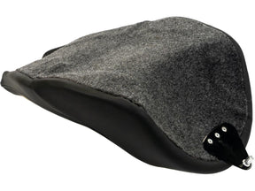 Thunderbike Genuine Leather Solo Seat With Thunderbike Steel Fender 260/18" And Aluminium Tank Black Thunderbike