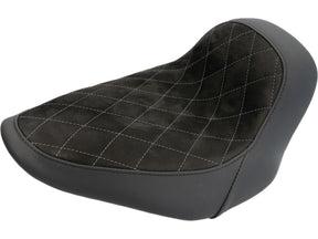 Thunderbike Nubuk Leather Solo Seat Diamond Stitch, For Thunderbike Steel Fender 200/18" And Oe Tank (Narrow Frame Models) Black Thunderbike Default Title