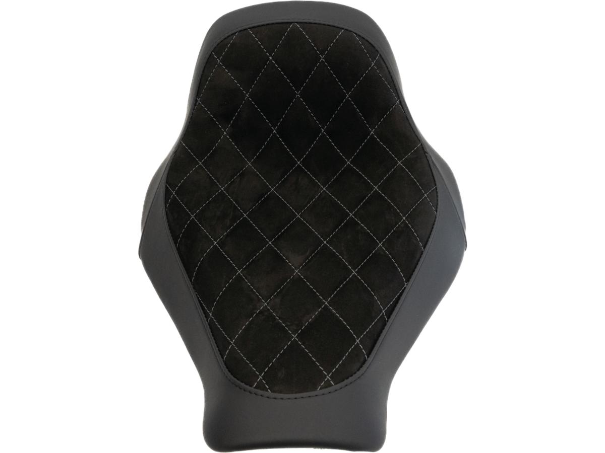 Thunderbike Nubuk Leather Solo Seat Diamond Stitch, For Thunderbike Steel Fender 260/18" And Oe Tank Black Thunderbike