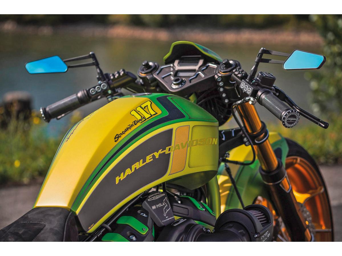 Thunderbike Gp Style Custom Alu Gas Tank Raw Thunderbike