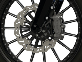 Thunderbike Radial Conversion Front Brake Caliper Adapter From 300 Mm To 340 Mm Brake Disc Black Front Left Each Thunderbike