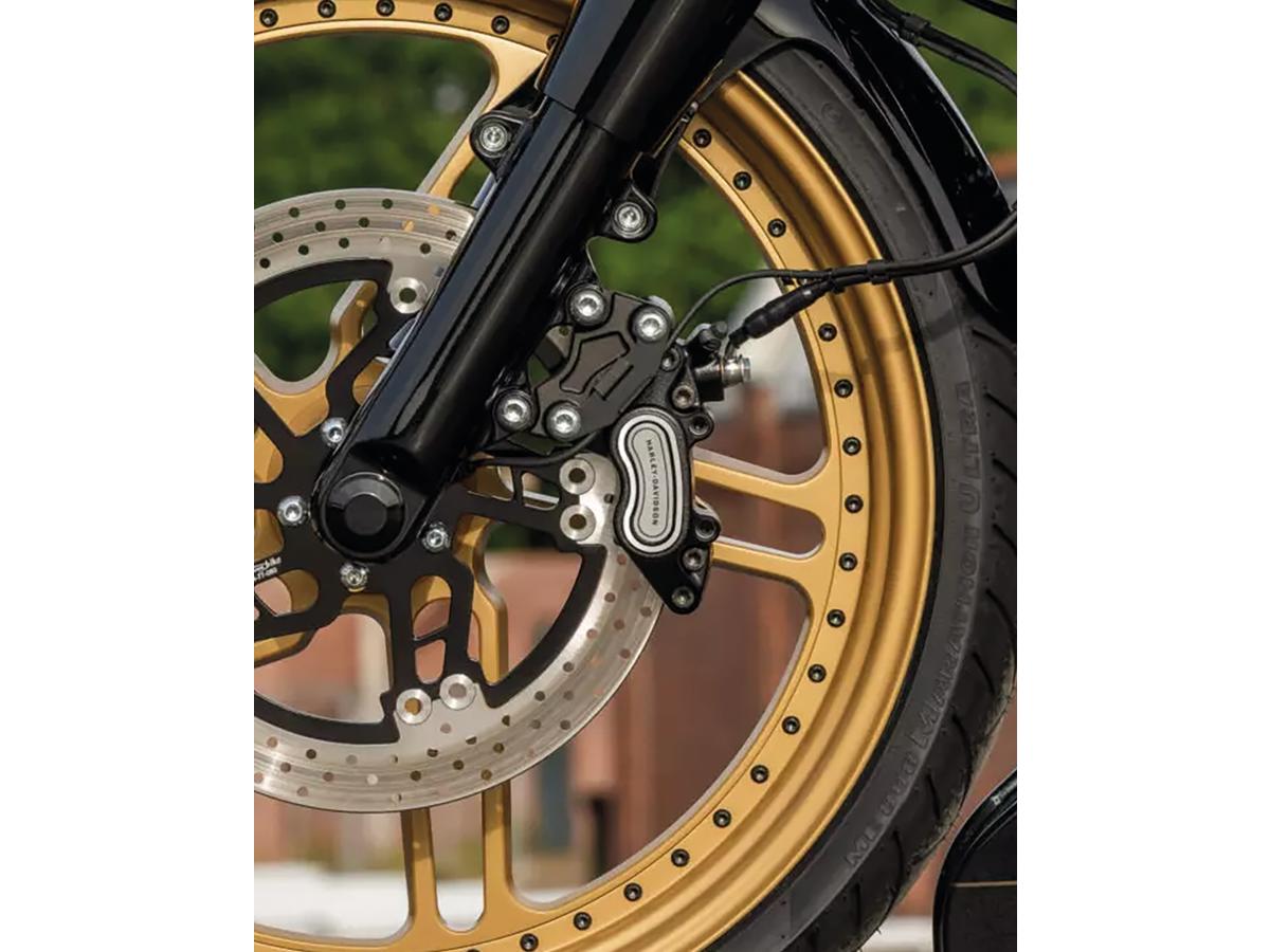Thunderbike Radial Conversion Front Brake Caliper Spacer Set From 300 Mm To 340 Mm Brake Disc Black Anodized Thunderbike Default Title