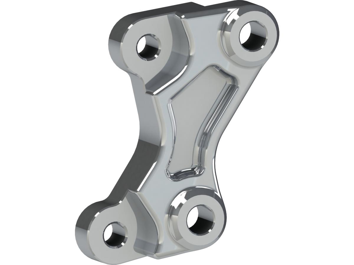Thunderbike Axial Front Brake Caliper Adapter From 300 Mm To 340 Mm Brake Disc Aluminium Polished Front Left Thunderbike Default Title