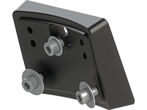 Thunderbike Mid Mount License Plate Base Plate Adapter Black Satin Thunderbike