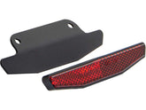 Ricks Motorcycles Reflector With Bracket For Slide In License Base Plate Red Ricks Motorcycles Default Title