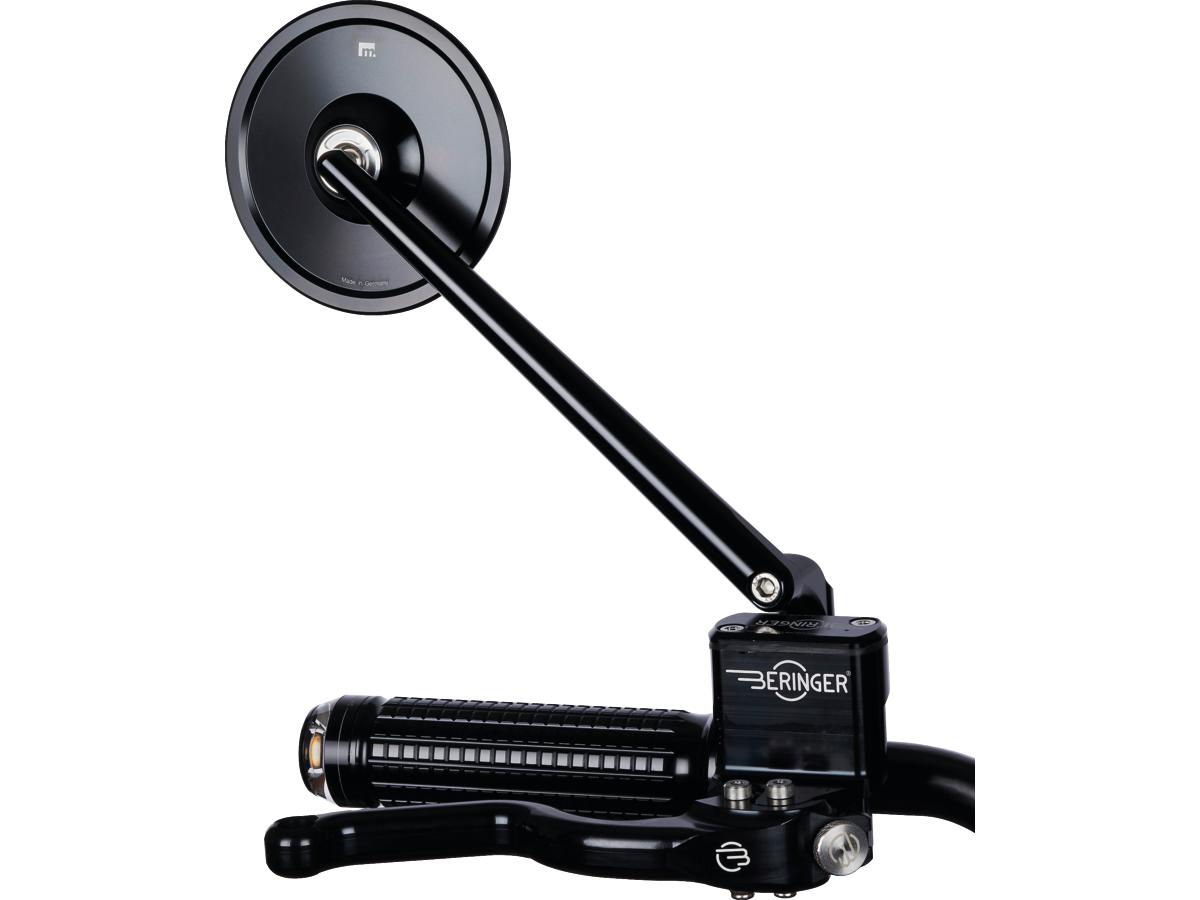Motogadget Mo.View Classic Mirror 180 Mm Stem Length, Standard Anodized Black Motogadget