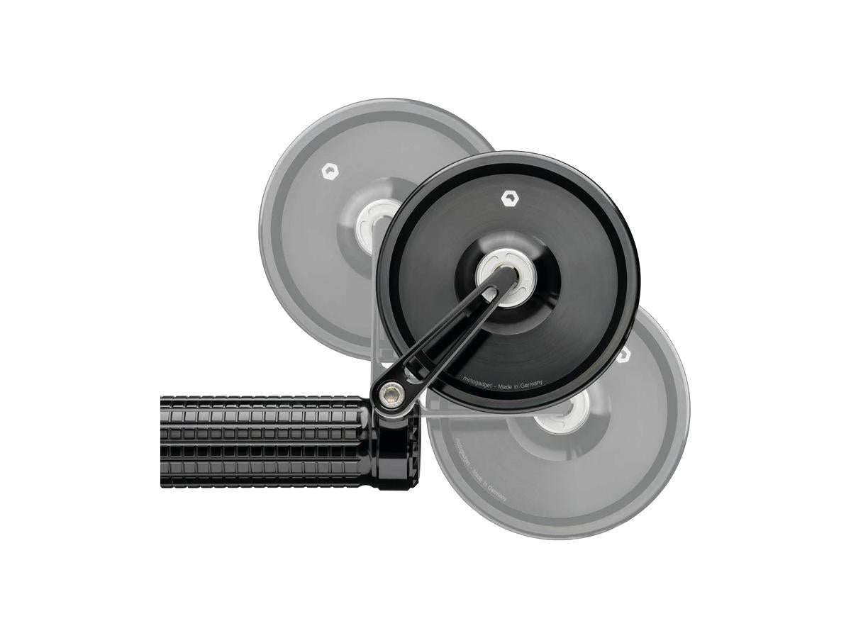 Motogadget Mo.View Classic Flip 60 Bar End Mirror Black Anodized Motogadget Default Title