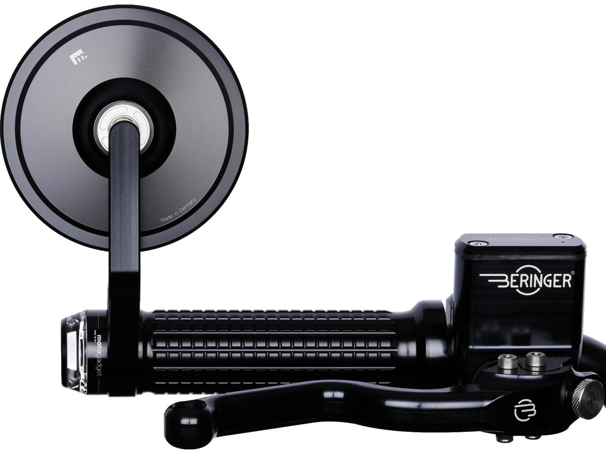 Motogadget Mo.View Classic 130 Bar End Mirror 110 Mm Stem Length Black Anodized Motogadget