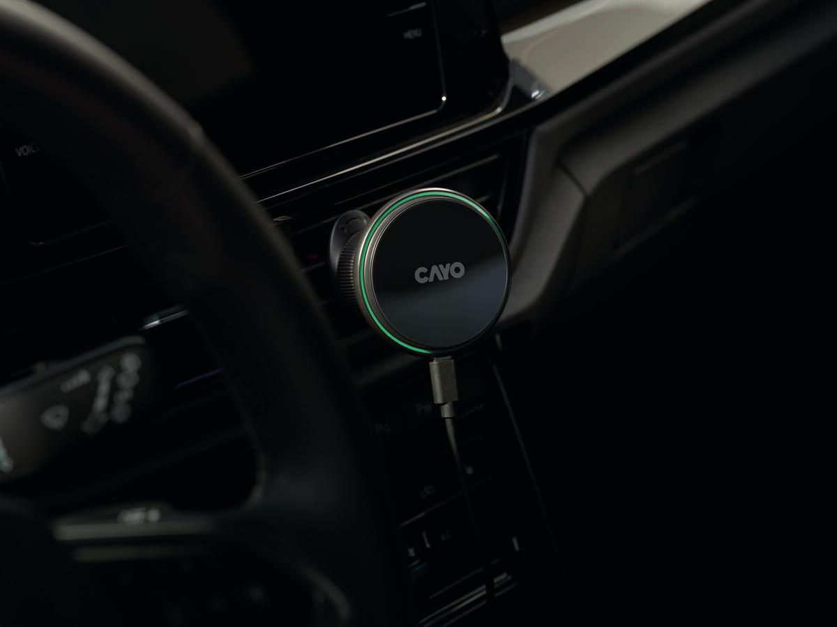 Cayo Car.Dokk Phone Bracket System With Inductive Charging Black Cayo Default Title