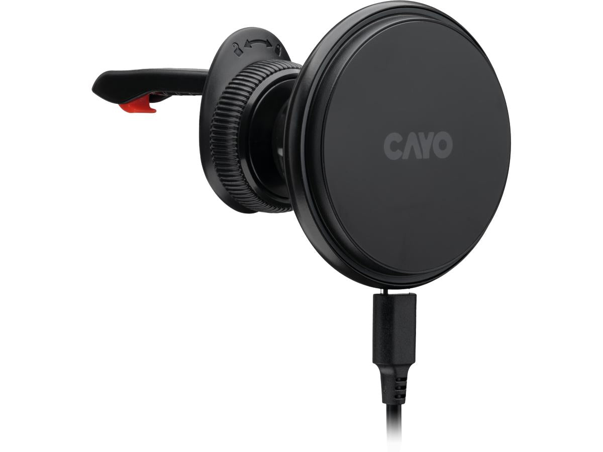 Cayo Car.Dokk Phone Bracket System With Inductive Charging Black Cayo