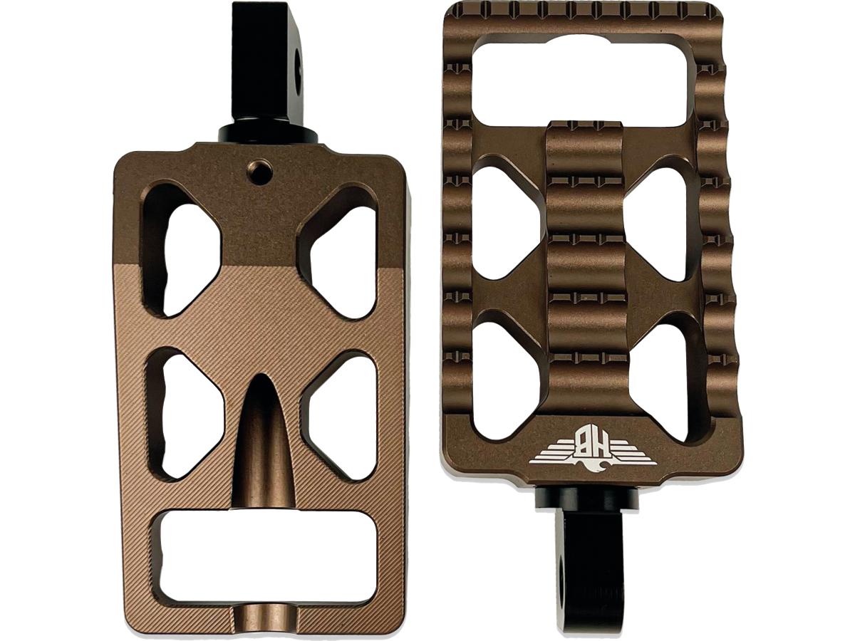 Heinz Bikes Mx V1 Foot Pegs Bronze Anodized Heinz Bikes
