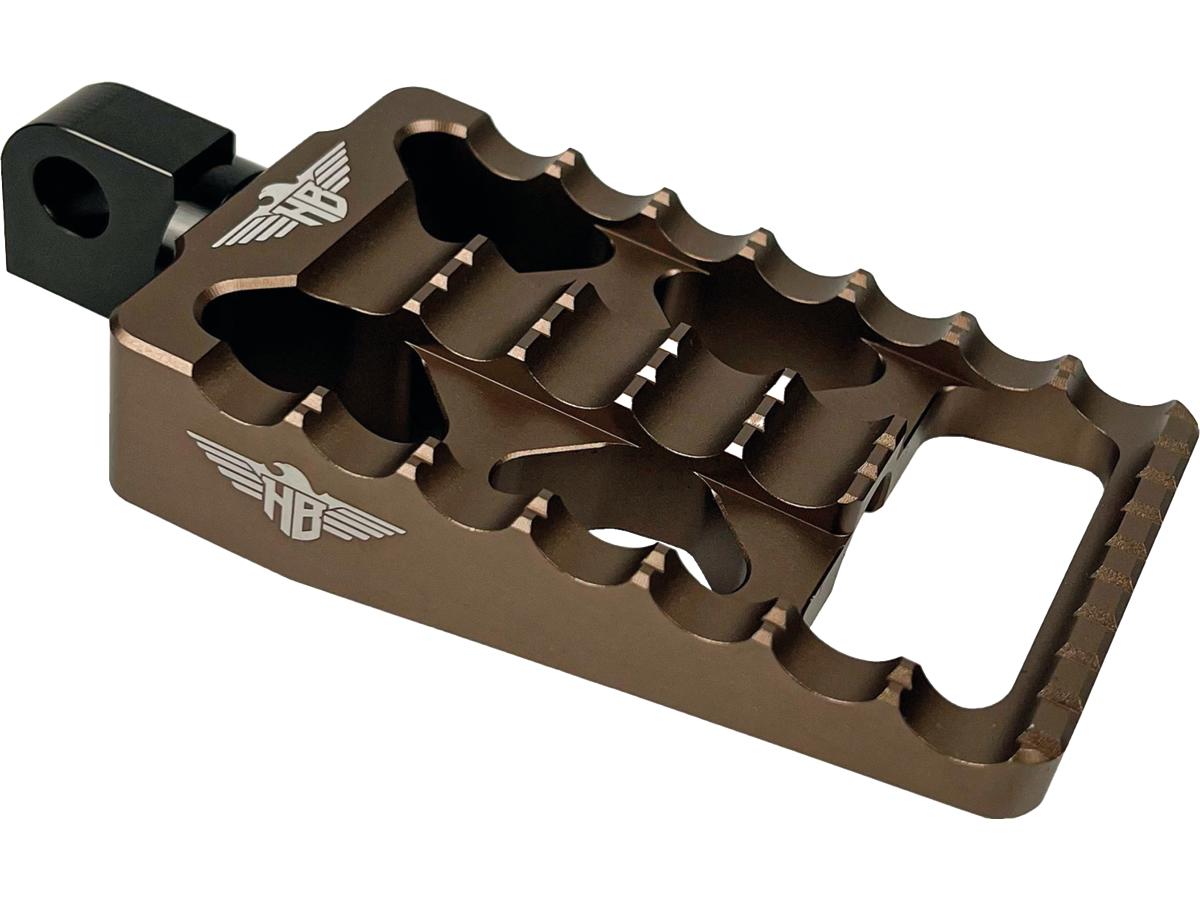 Heinz Bikes Mx V1 Passenger Pegs Bronze Anodized Heinz Bikes