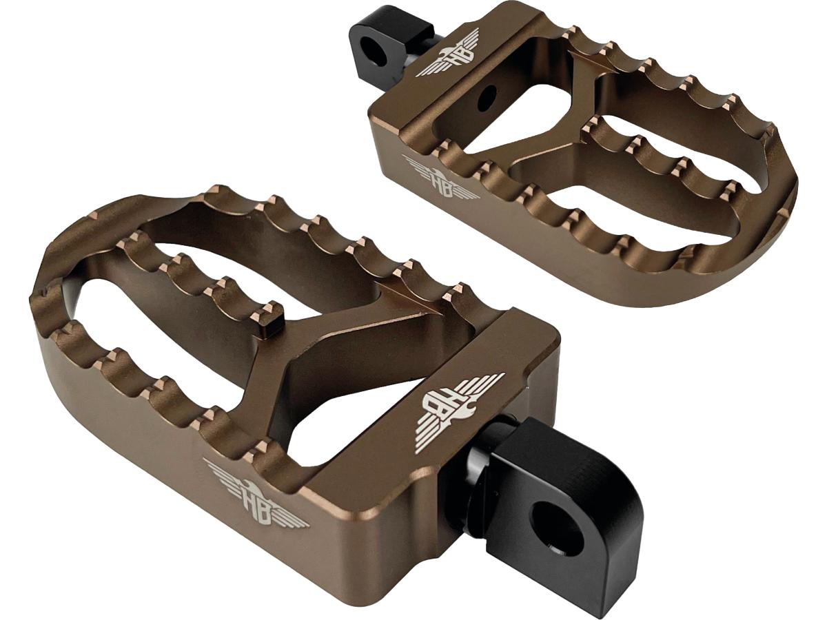 Heinz Bikes Mx V2 Foot Pegs Bronze Anodized Heinz Bikes