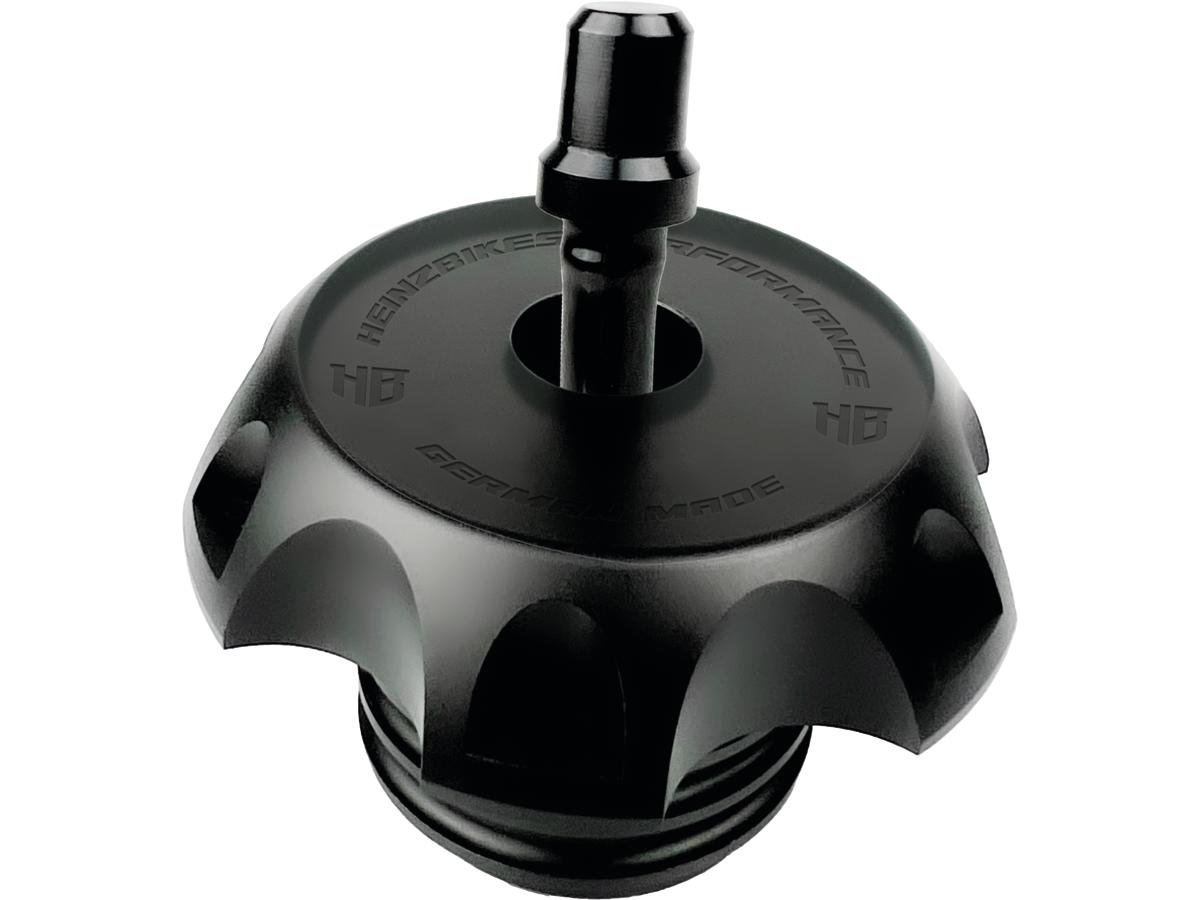 Heinz Bikes Performance Vented Gas Cap Black Anodized Heinz Bikes Default Title
