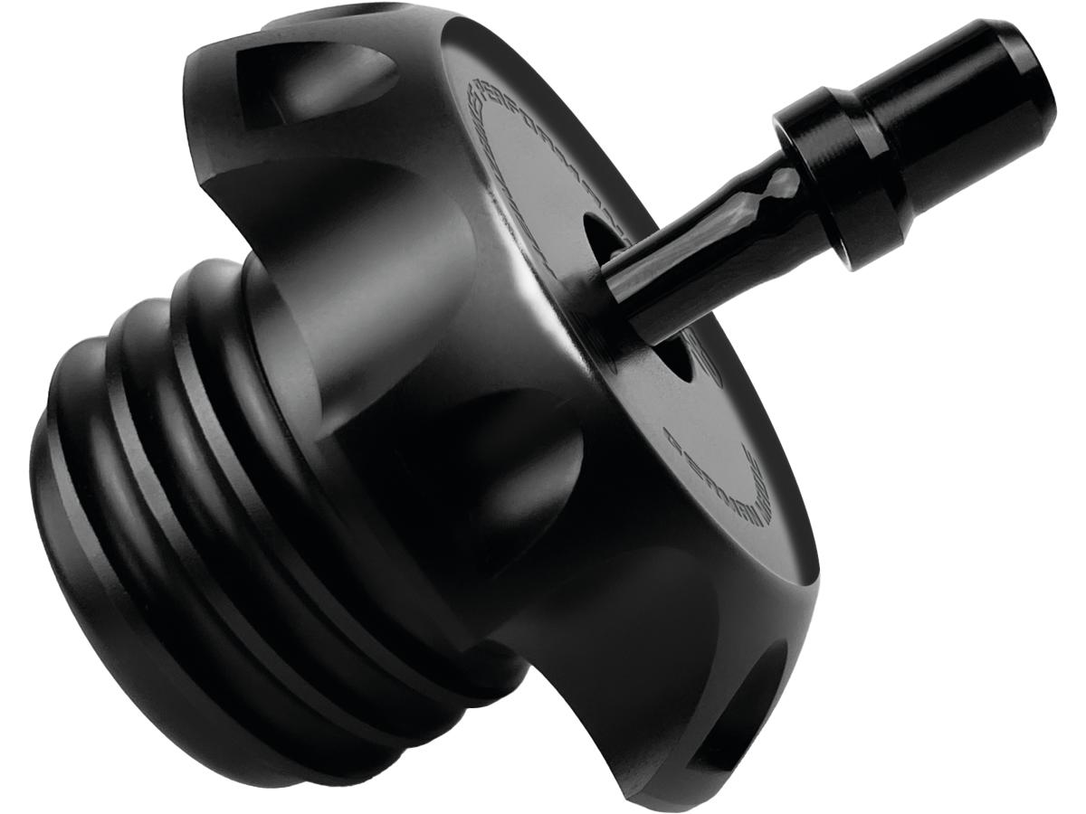 Heinz Bikes Performance Vented Gas Cap Black Anodized Heinz Bikes