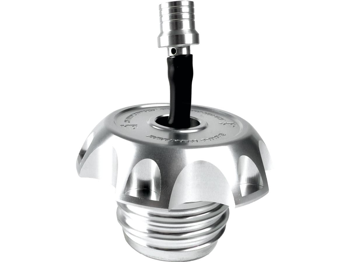 Heinz Bikes Performance Vented Gas Cap Silver Anodized Heinz Bikes Default Title