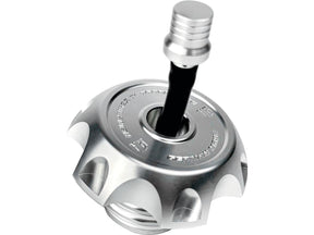 Heinz Bikes Performance Vented Gas Cap Silver Anodized Heinz Bikes