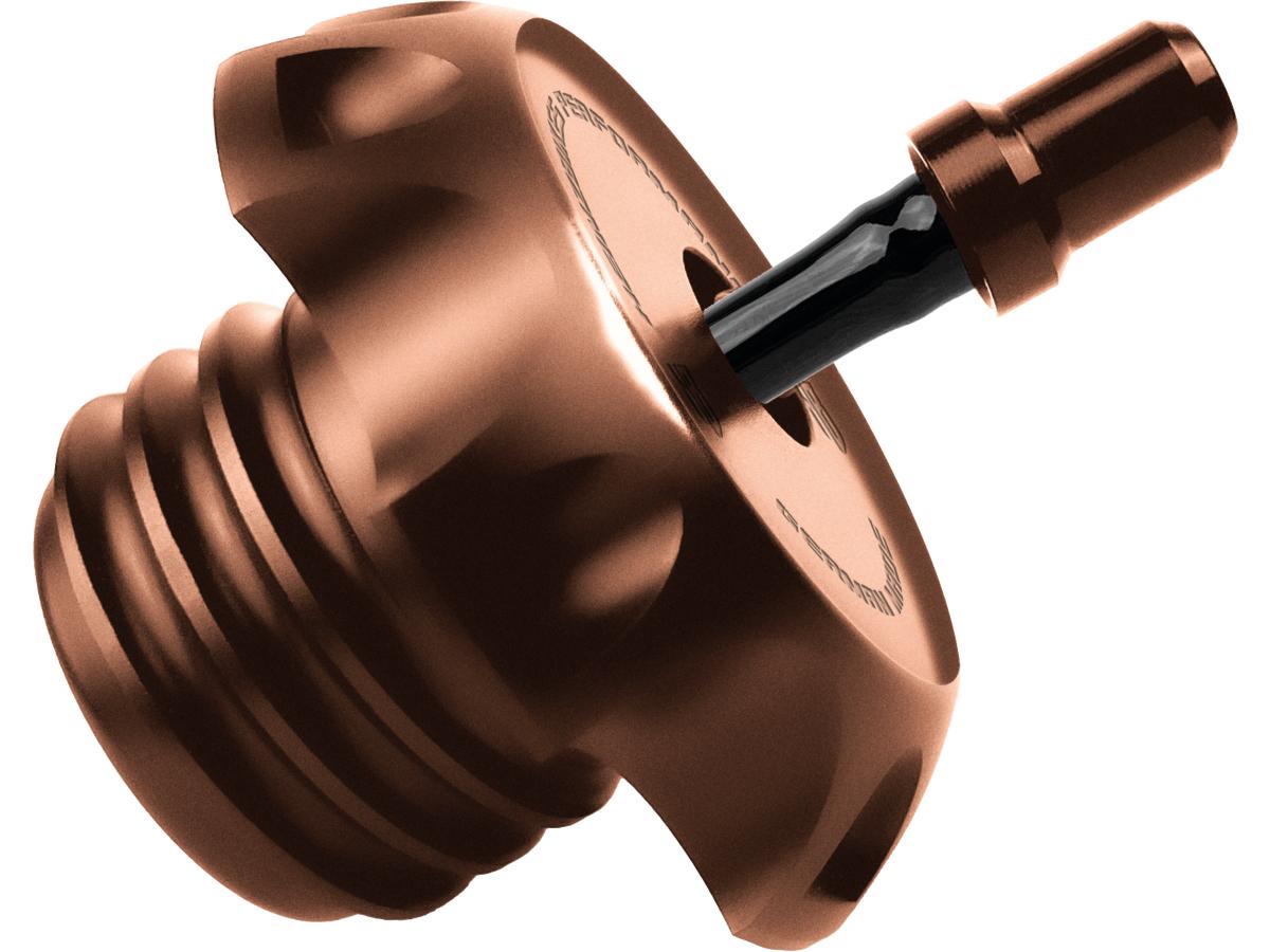 Heinz Bikes Performance Vented Gas Cap Bronze Anodized Heinz Bikes