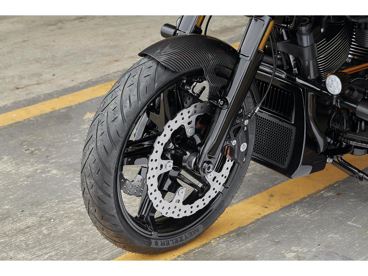 Arlen Ness Cafe Carbon Fiber Front Fender 19" Arlen Ness Default Title