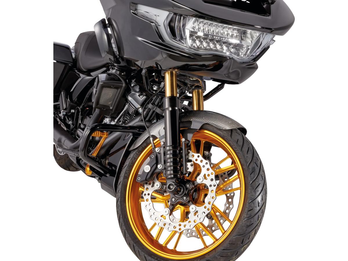 Arlen Ness Cafe Carbon Fiber Front Fender 19" Arlen Ness