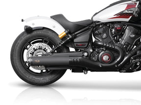 V Performance Single Slip On Muffler Set Chrome Rebel End Cap, Euro 5+ Chrome V Performance
