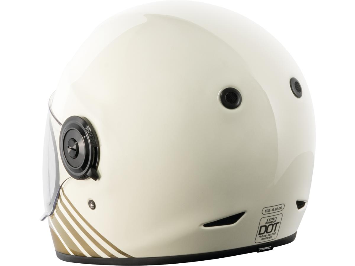 Torc Helmets Newport (T 1) Retro Full Face Helmet Torc Helmets
