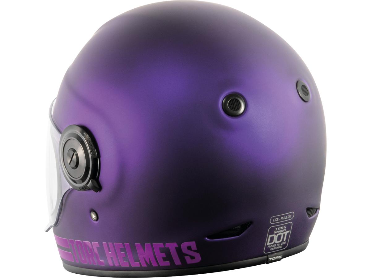 Torc Helmets Newport (T 1) Retro Full Face Helmet Torc Helmets