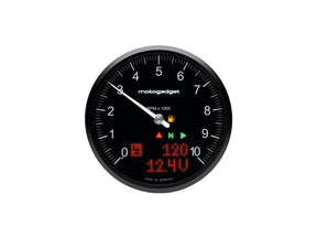 Motogadget Motoscope Chronoclassic 2.0 Instrument Scale: 10.000 Rpm; Black Anodized Bezel 80 Mm Motogadget Default Title