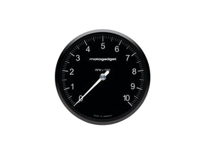 Motogadget Motoscope Chronoclassic 2.0 Instrument Scale: 10.000 Rpm; Black Anodized Bezel 80 Mm Motogadget