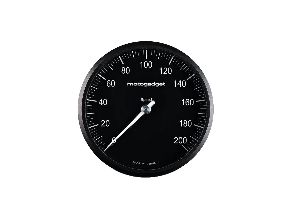 Motogadget Motoscope Chronoclassic 2.0 Instrument Scale: 200 Mph; 200 Km/H; Black Anodized Bezel 80 Mm Motogadget Default Title