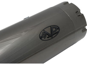 V Performance Double Slip On Muffler Set Endcap Revolver Dark Chrome V Performance