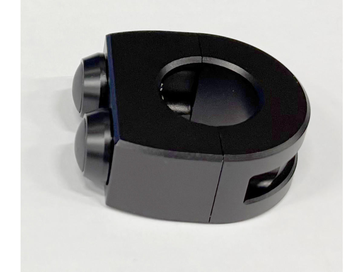 Motogadget Mo.Switch Push Button Clamp For 1" Or 7/8" Handlebars 2 Va Button Gloss Black Anodized Motogadget