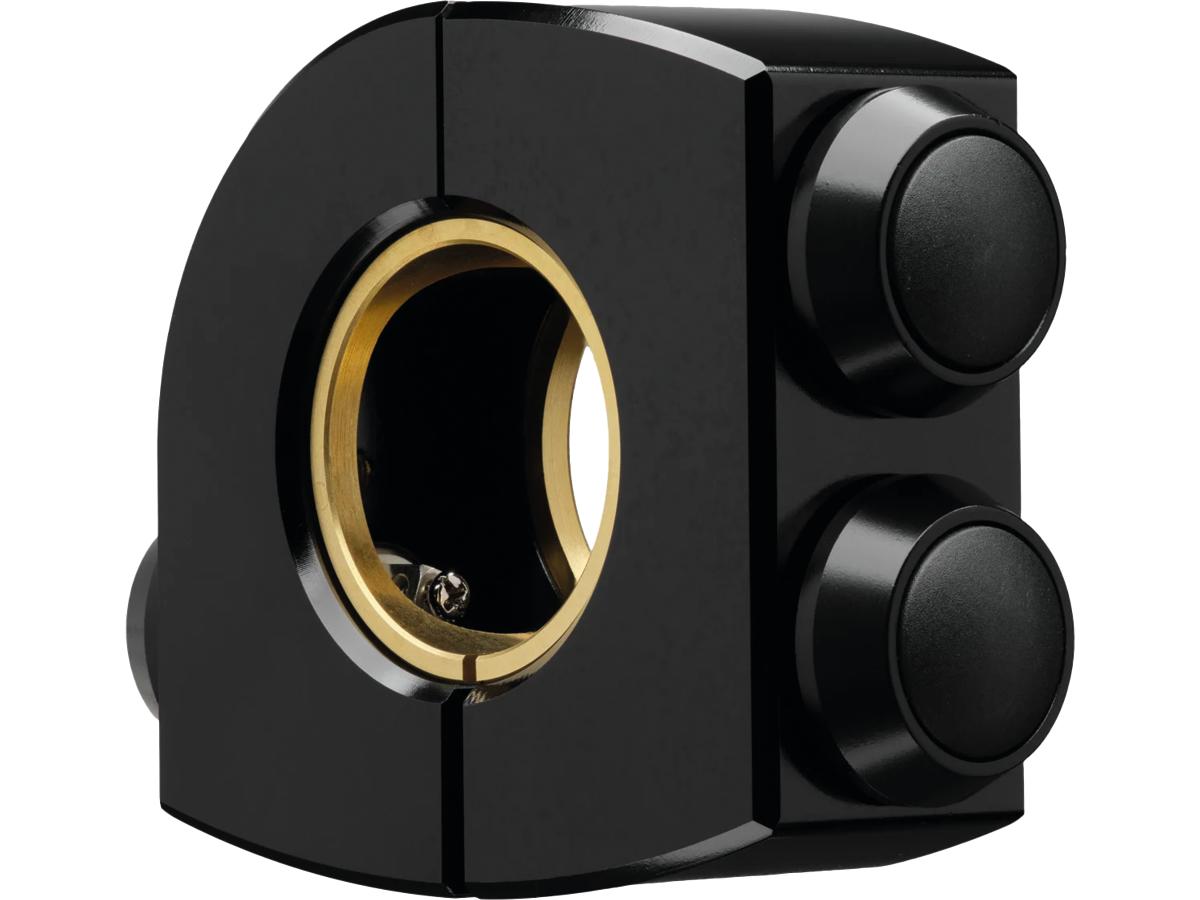 Motogadget Mo.Switch Push Button Clamp For 1" Or 7/8" Handlebars 3 Black Button Gloss Black Anodized Motogadget Default Title