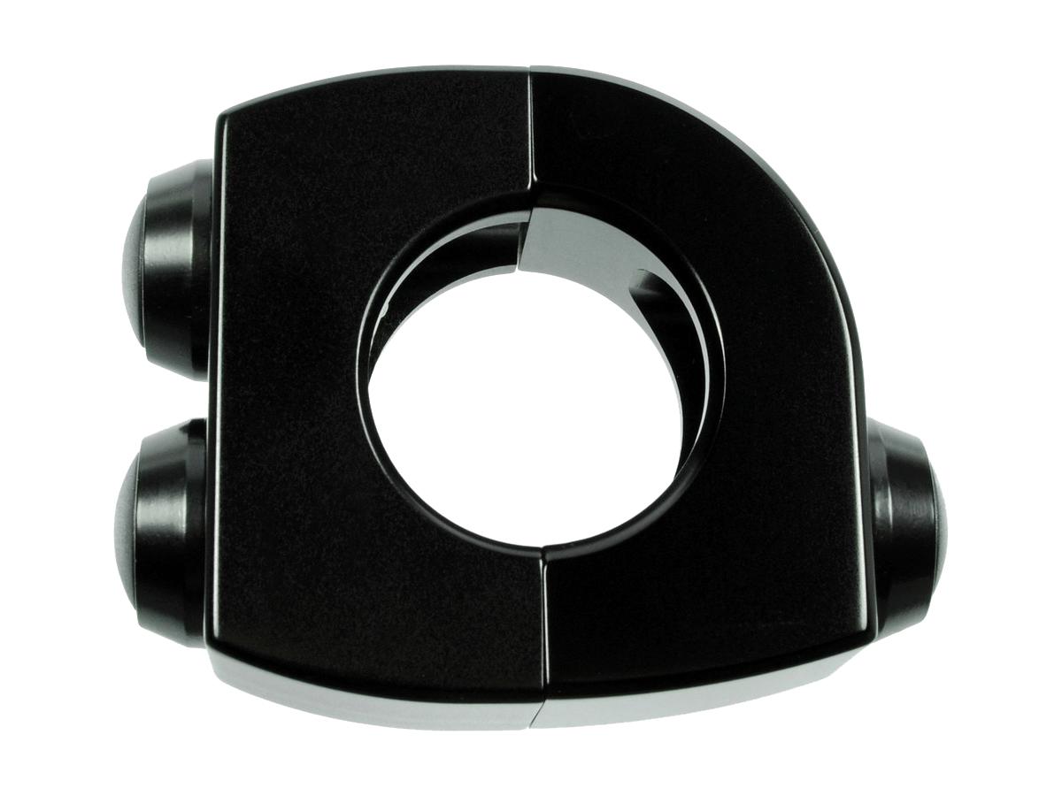 Motogadget Mo.Switch Push Button Clamp For 1" Or 7/8" Handlebars 3 Black Button Gloss Black Anodized Motogadget