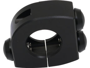 Motogadget Mo.Switch Push Button Clamp For 1" Or 7/8" Handlebars 3 Black Button Gloss Black Anodized Motogadget